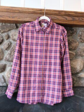 Burton Snowboarding Plaid Dry-Ride Long-Sleeve Button Down